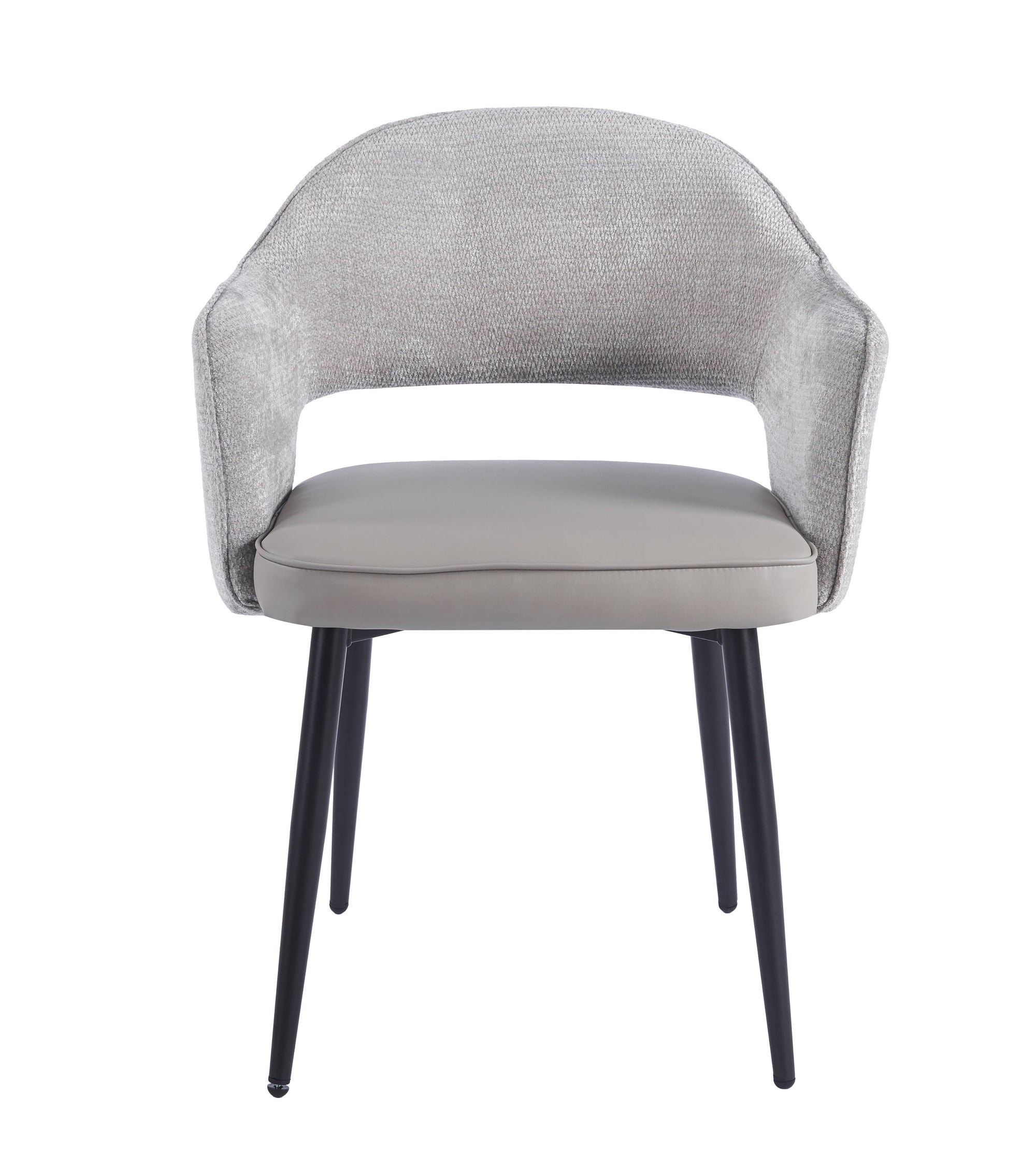 Maisie Dining Chair – Soft Dove Grey & Stone Grey
