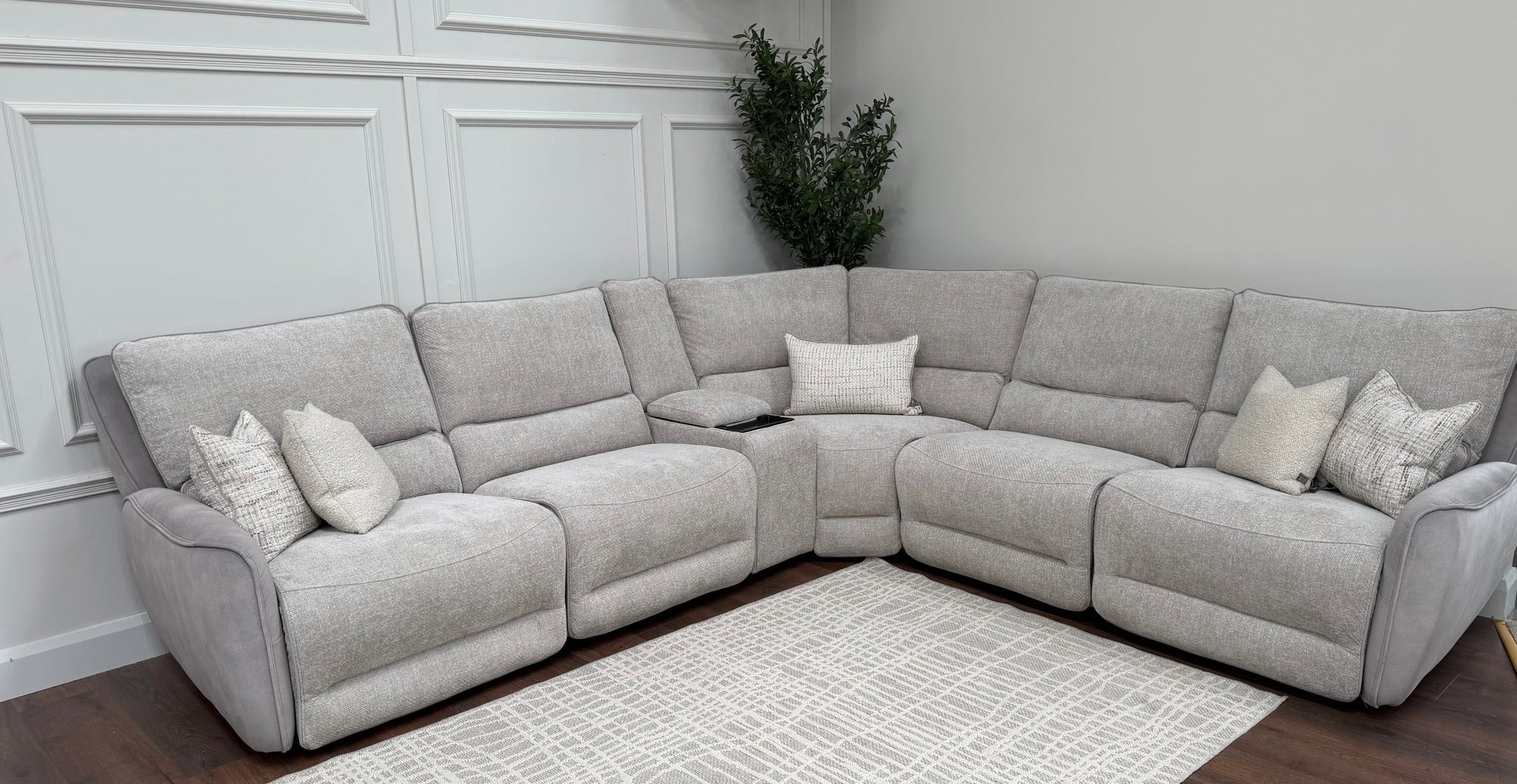 Belgrave Power Recliner - Dove & Stone