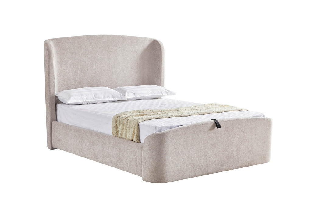 Blaine Double OTTOMAN BED - Cream