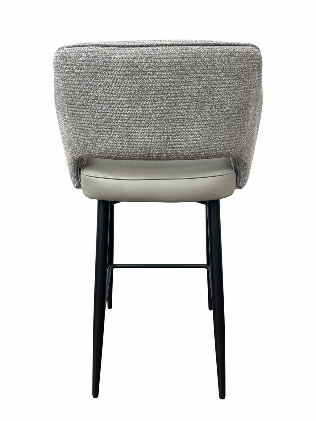 Maisie  Bar Stool – Soft Dove Grey & Stone Grey