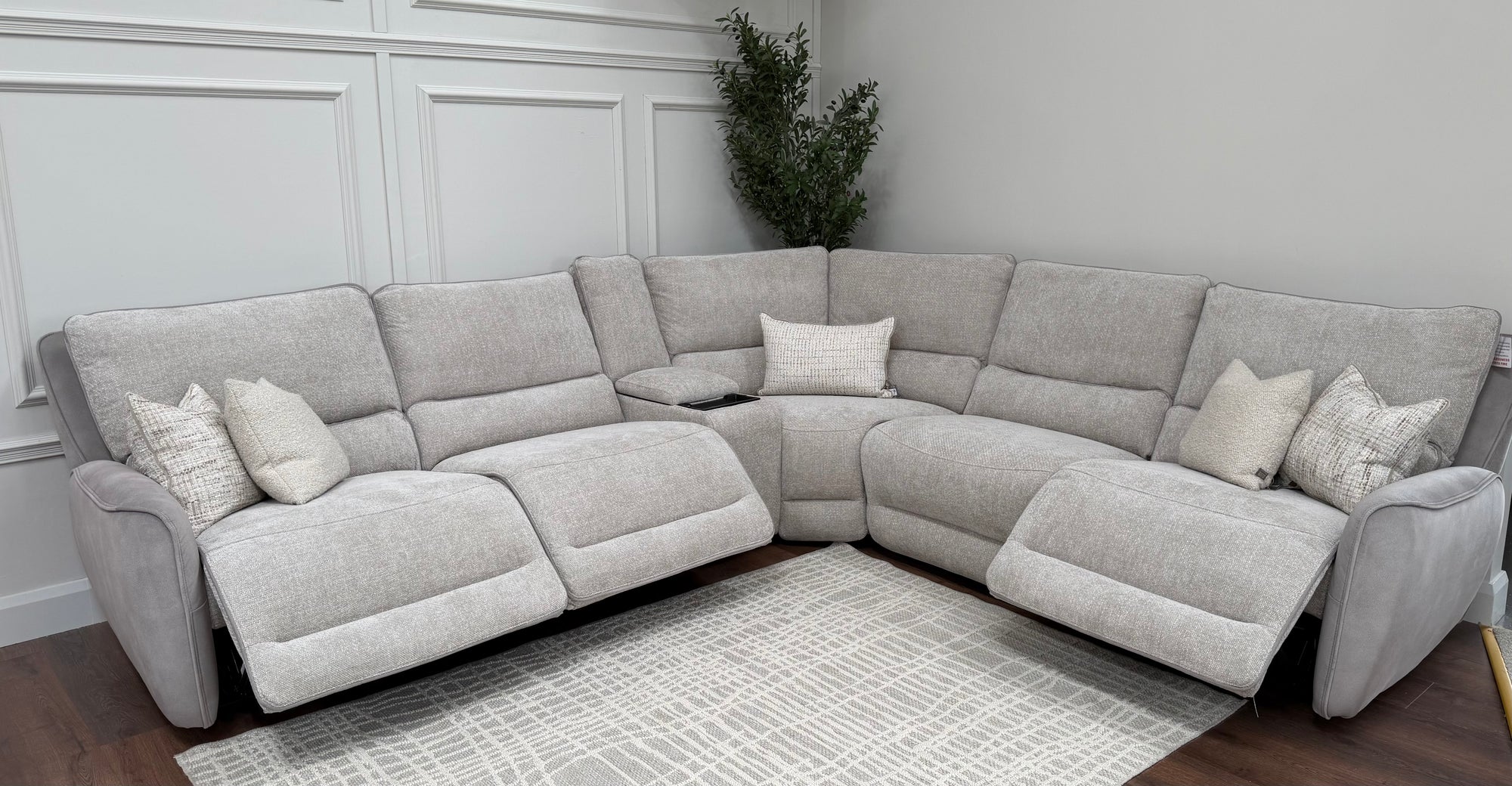 Belgrave Power Recliner - Dove & Stone