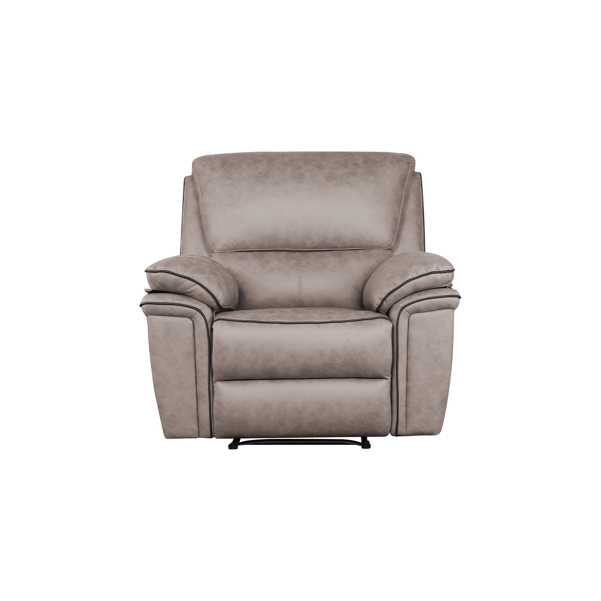 Brianna 3 + 2 reclining Sofa Range - Taupe Suede Fabric