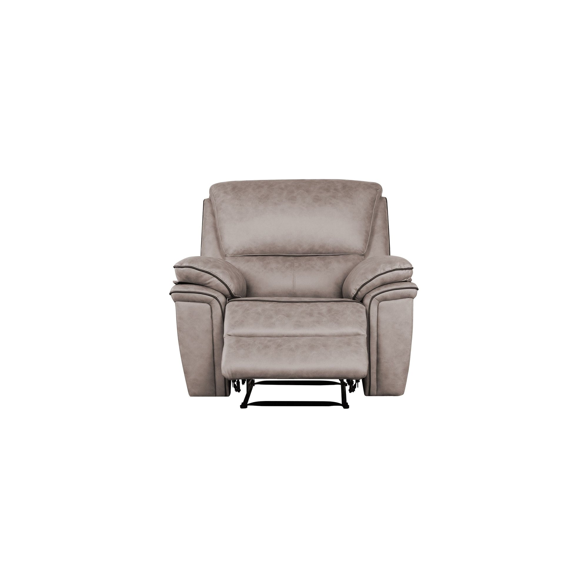 Brianna 3 + 2 reclining Sofa Range - Taupe Suede Fabric