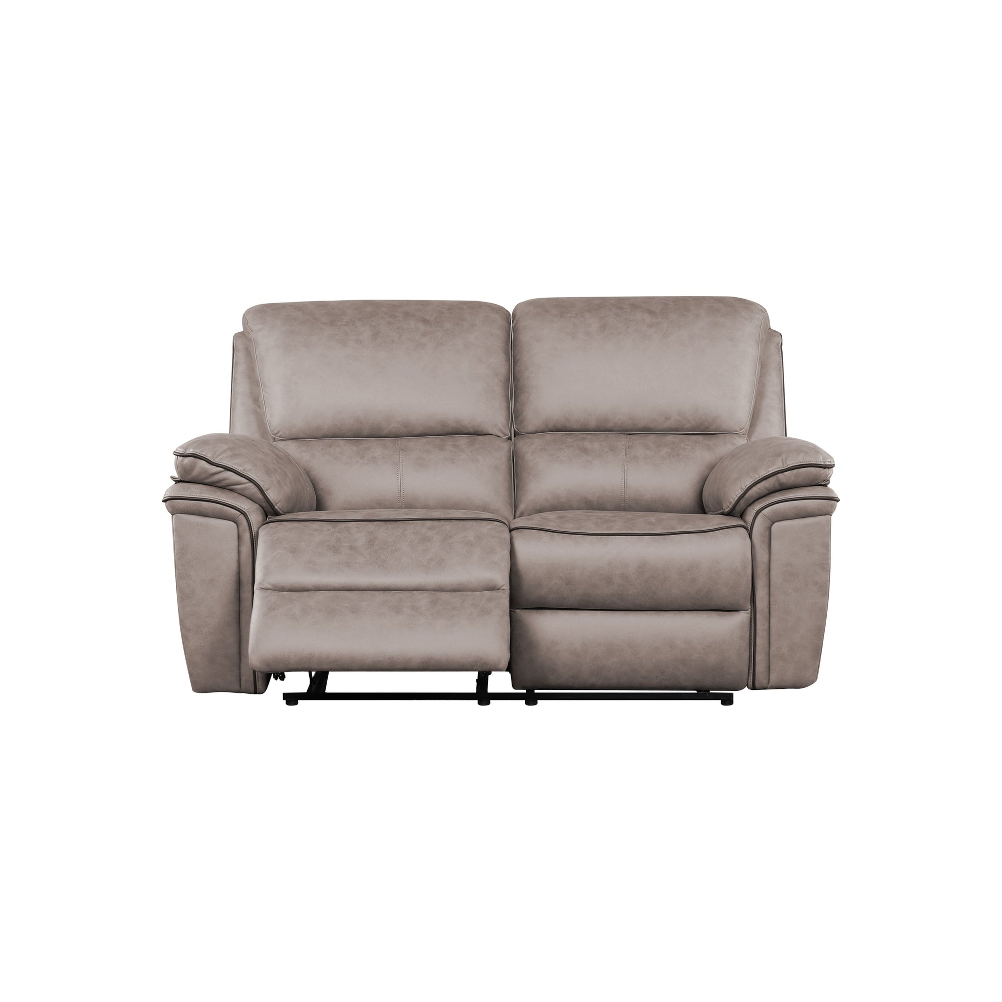 Brianna 3 + 2 reclining Sofa Range - Taupe Suede Fabric