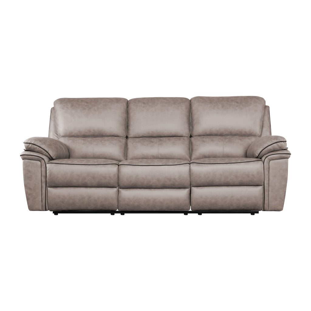 Brianna 3 + 2 reclining Sofa Range - Taupe Suede Fabric