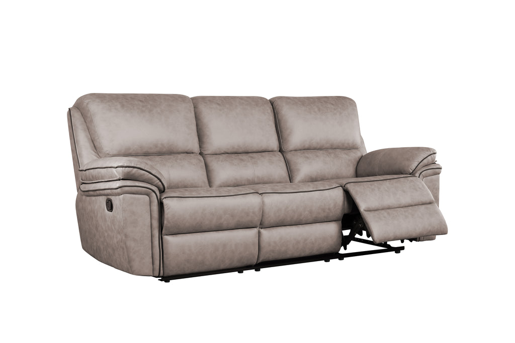 Brianna 3 + 2 reclining Sofa Range - Taupe Suede Fabric
