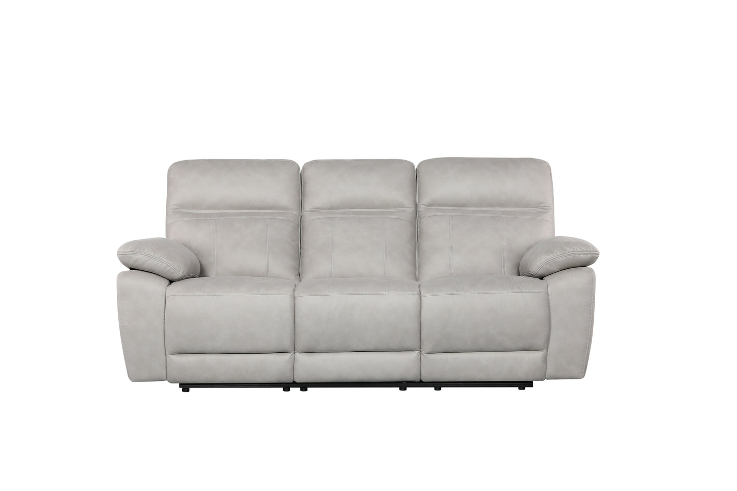 Jude  3 + 1 + 1 Sofa Range - Light Grey Suede Fabirc