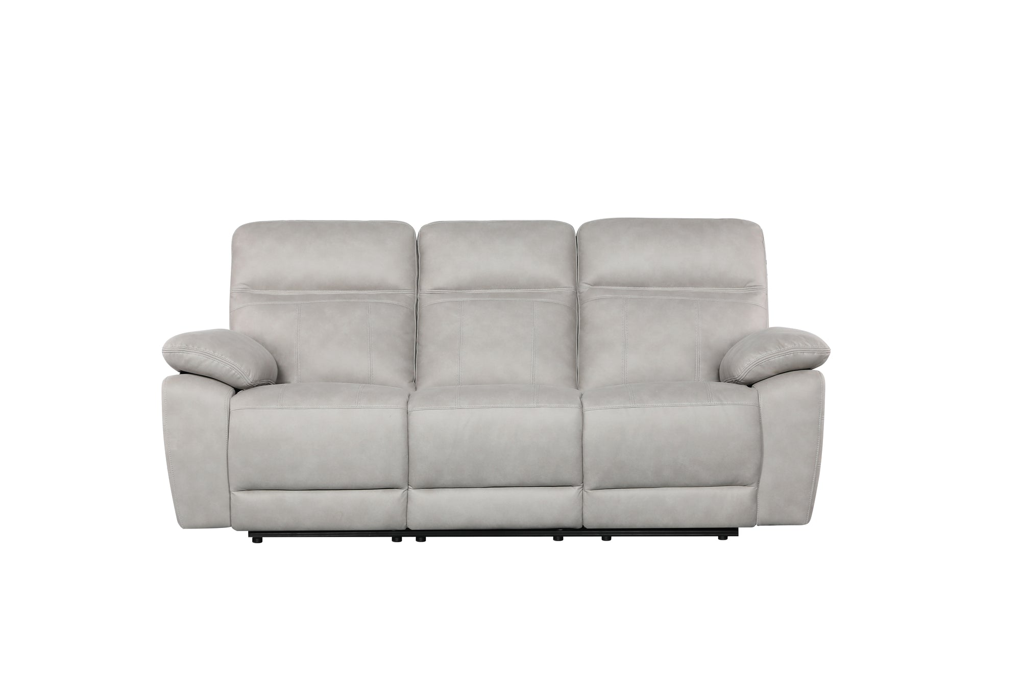 Jude  3 + 1 + 1 Sofa Range - Light Grey Suede Fabirc