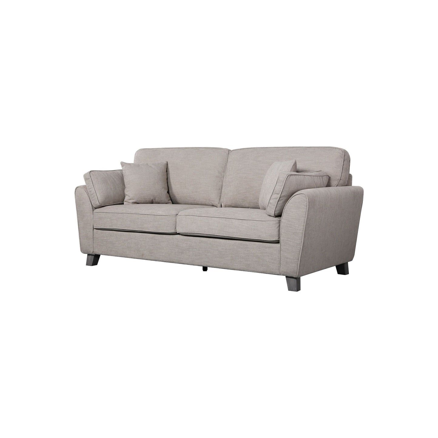 Amalia Sofa Range - Oatmeal Fabric