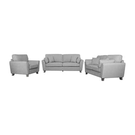 Amalia Sofa Range - Grey Fabric
