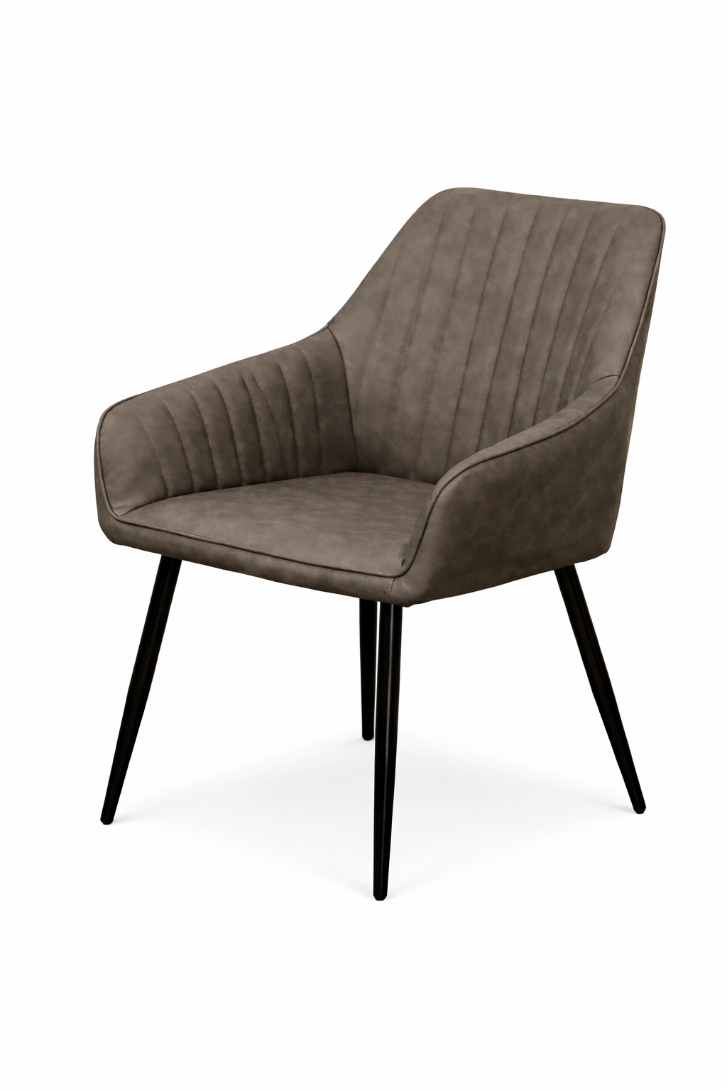 EZ Dining Chair - Smoke Grey PU