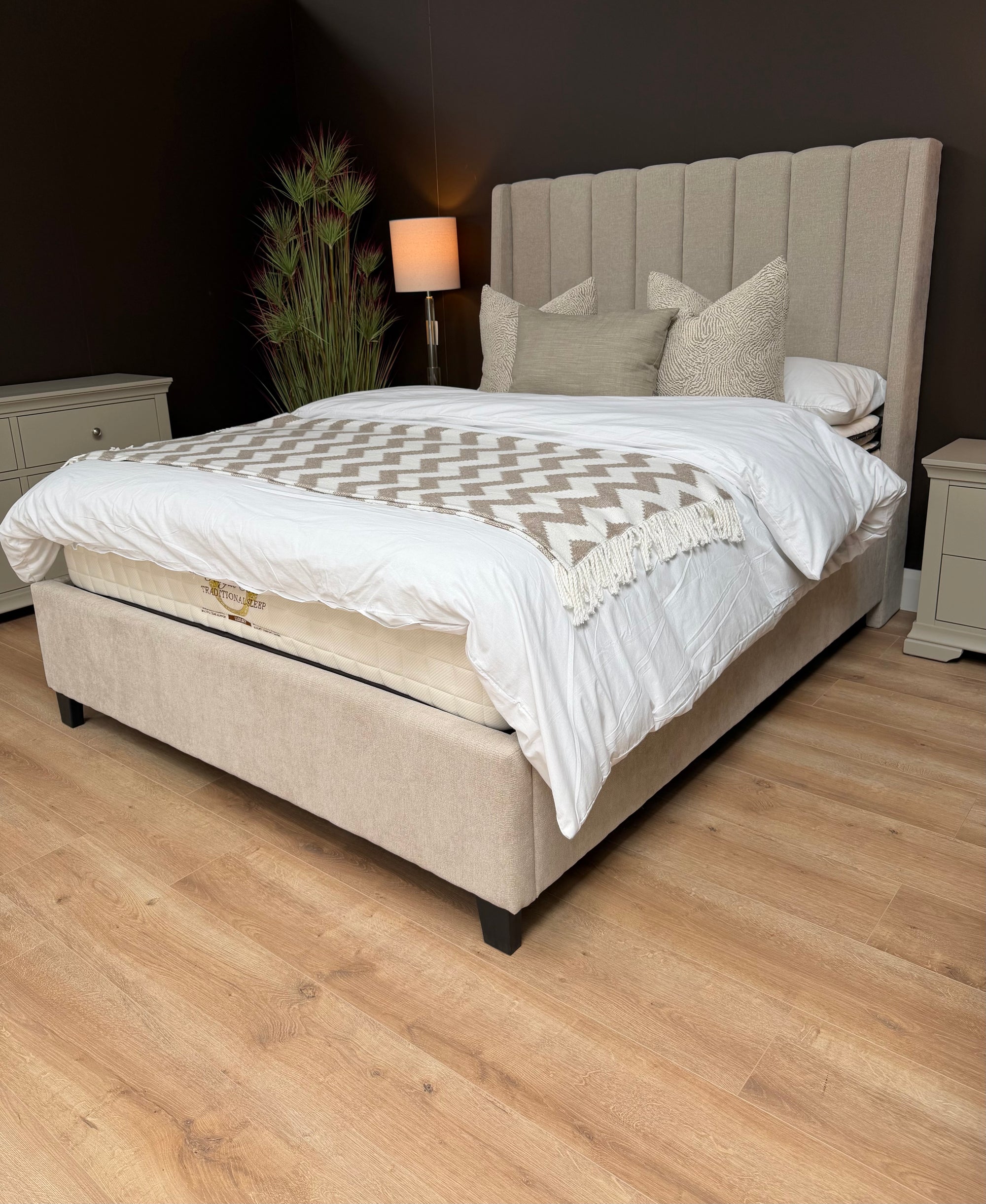 Oscar Double  Bed frame - Natural