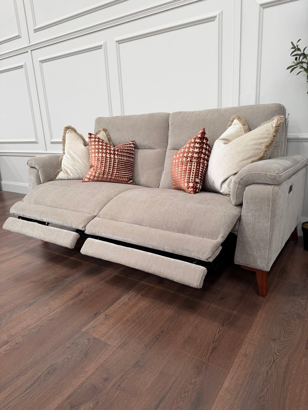 Ashbourne Mushroom Power  - 3 Seater
