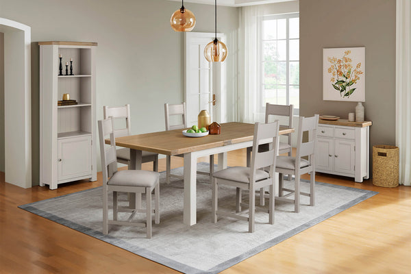 Doune 1.2/1.6M  Extending Dining Table -  Taupe