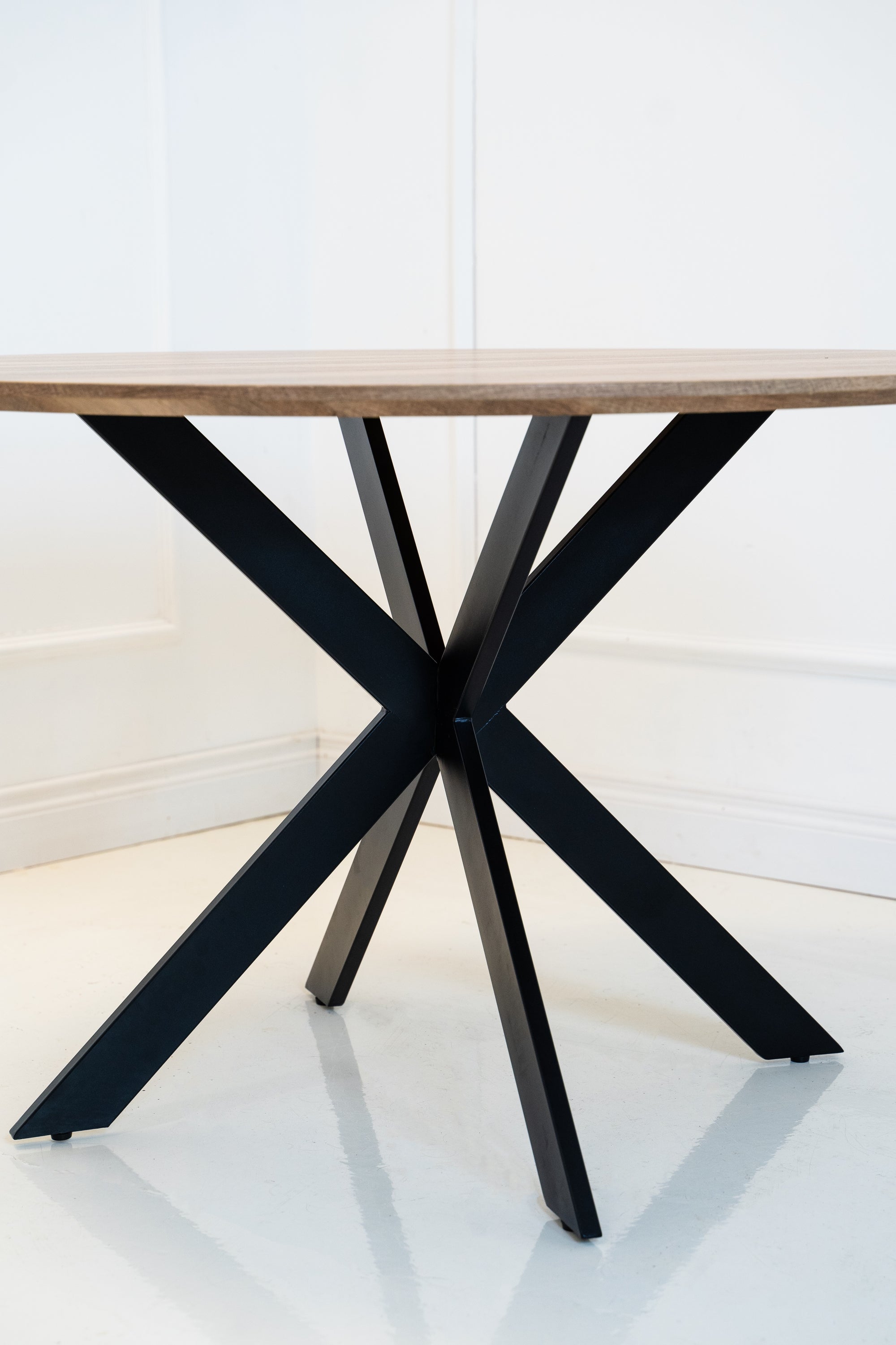 Epsom 1.2m Table - Dark Rustic Oak