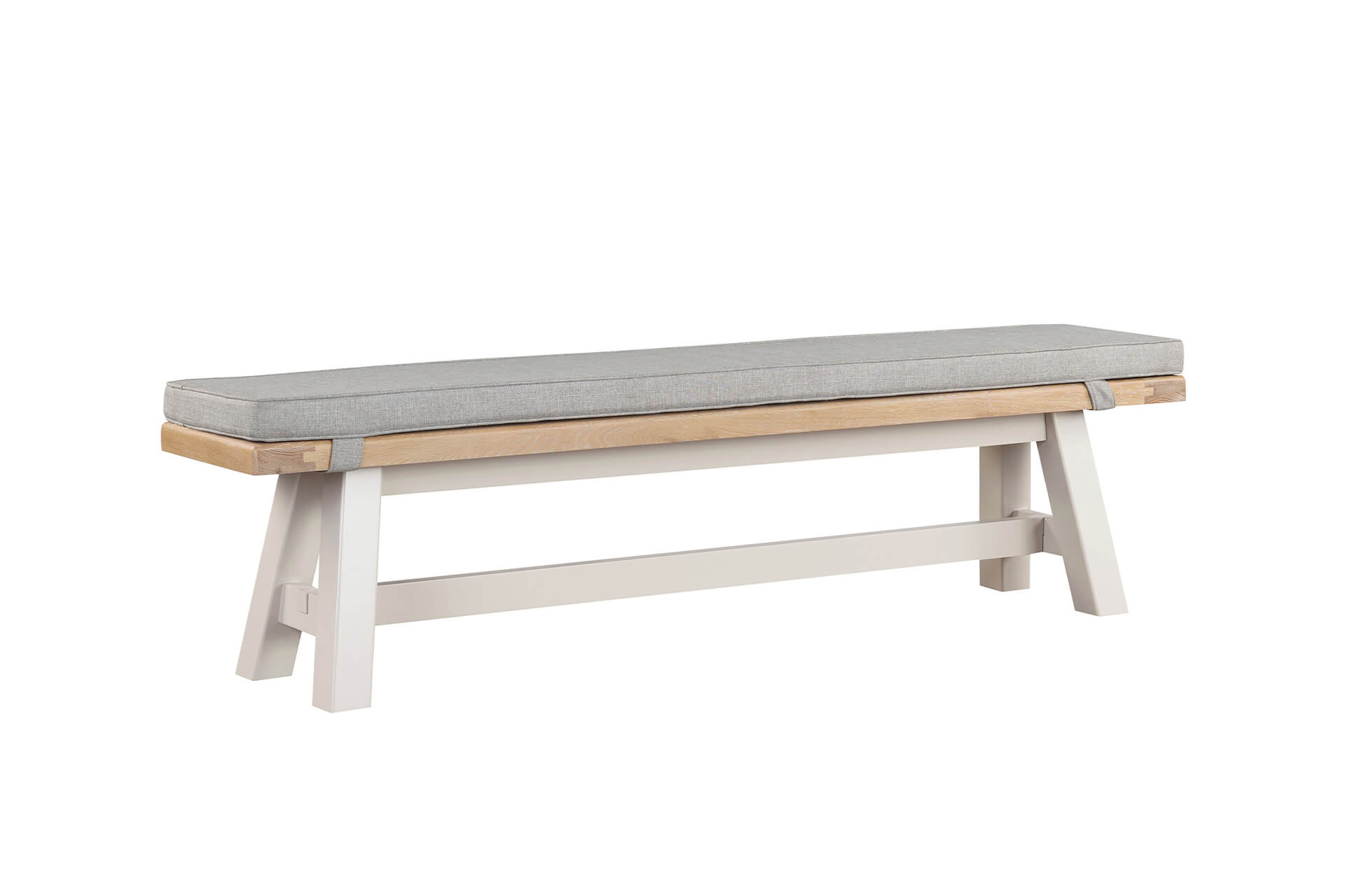 Doune Dining Bench Fabric Cushion-  Grey