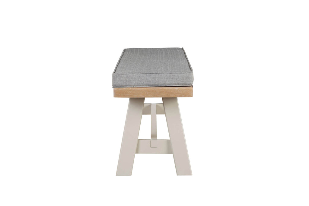 Doune Dining Bench Fabric Cushion-  Grey