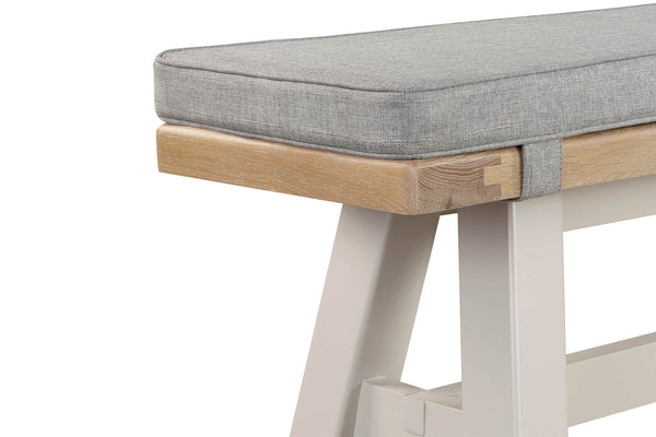 Doune Dining Bench Fabric Cushion-  Grey