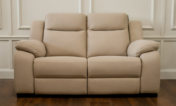 Heydon 2 Seater Power Recliner - Stone Mircofiber