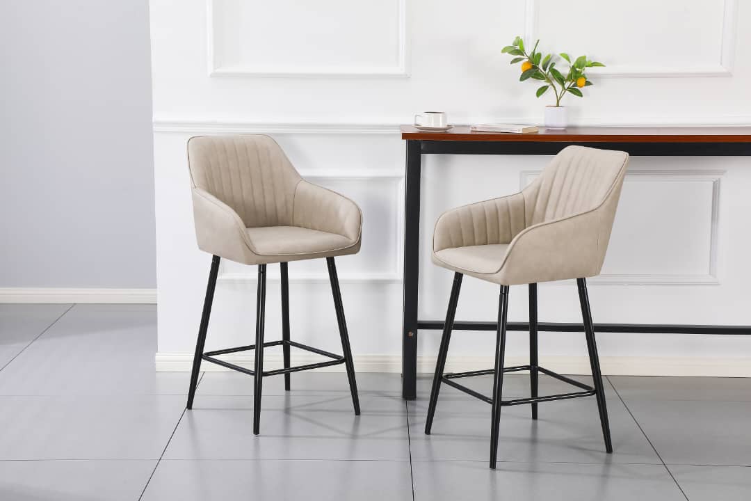 EZ Bar Stool - Taupe PU