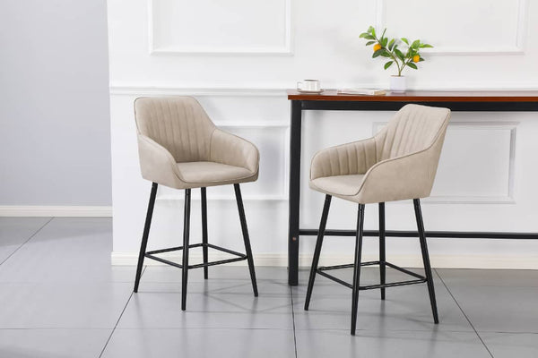EZ Bar Stool - Taupe PU