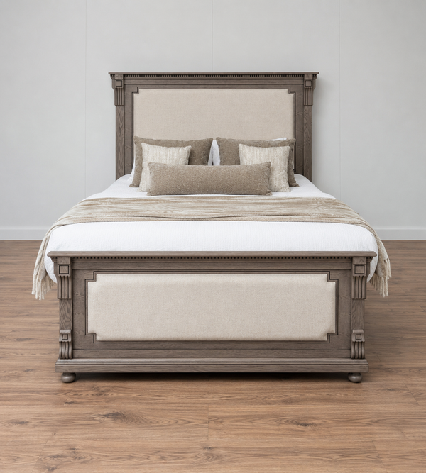 Knightsbridge king Bed Frame - Ash Grey