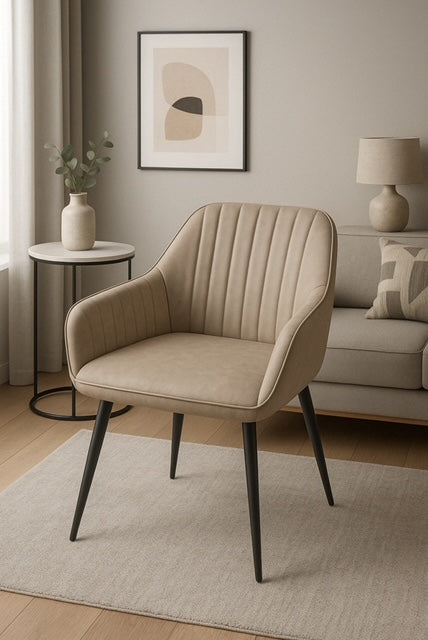 EZ Dining Chair - Taupe PU