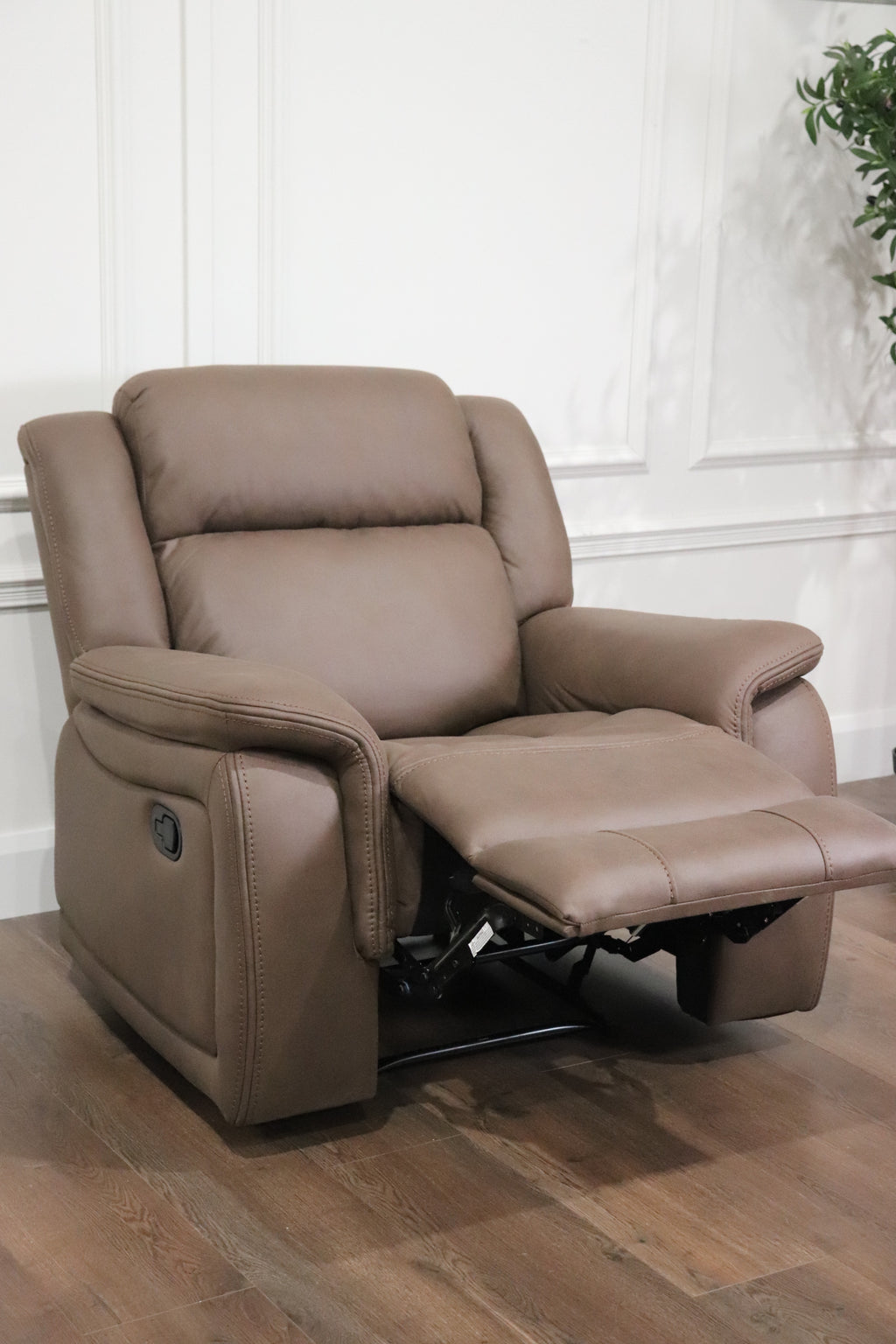 Denver 3 + 2 - Brown Microfiber fabric