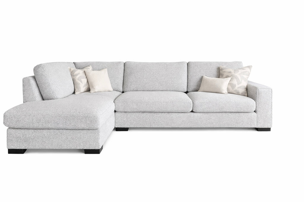Sierra Corner Lounge Chaise - LHF - Stone Linen