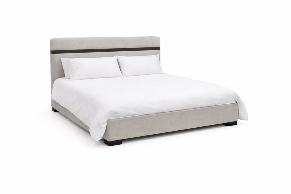 Neon Bed King  - Oatmeal Fabric