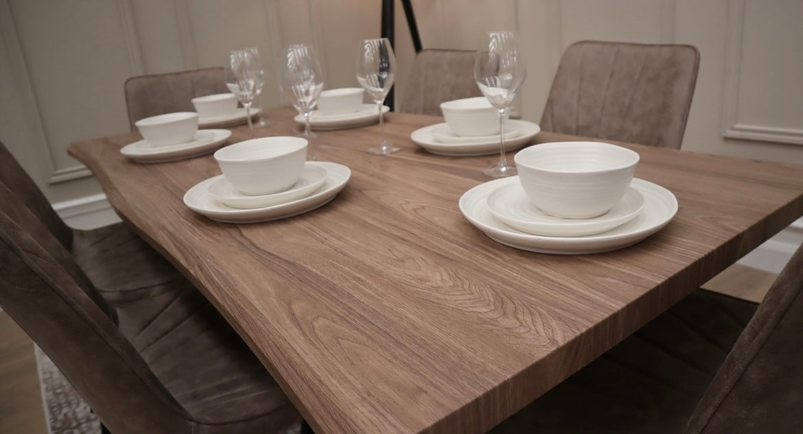 Bronx 1.8m Dining Set - Oak
