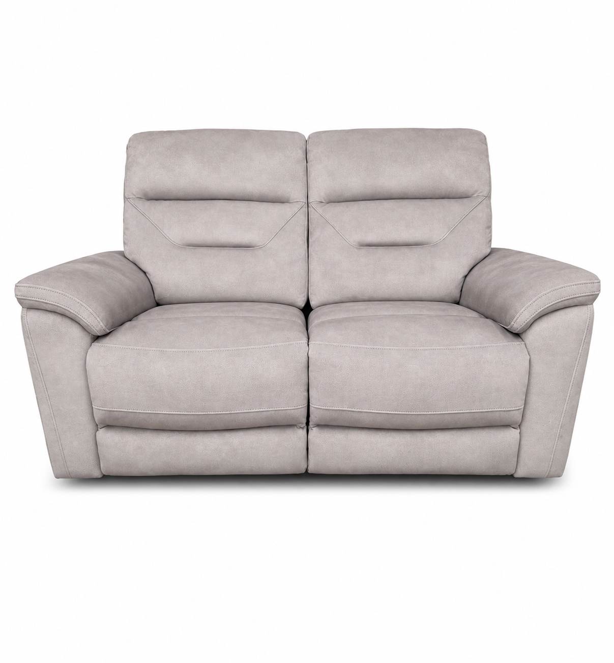 Zurich Manual Recliner 2 Seater – Pebble Grey