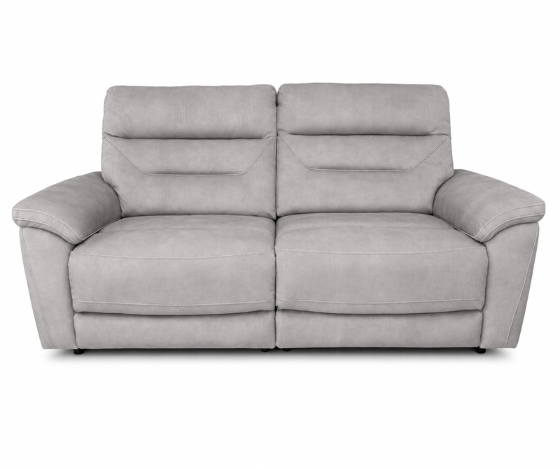 Zurich Manual Recliner 3 Seater – Pebble Grey
