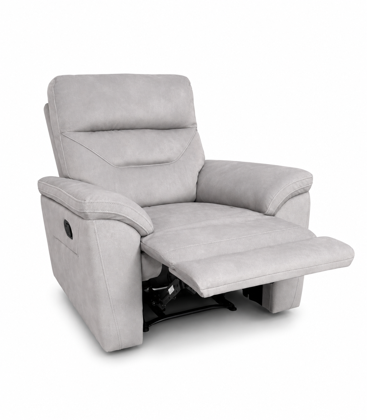 Zurich Manual Recliner 1 Seater – Pebble Grey