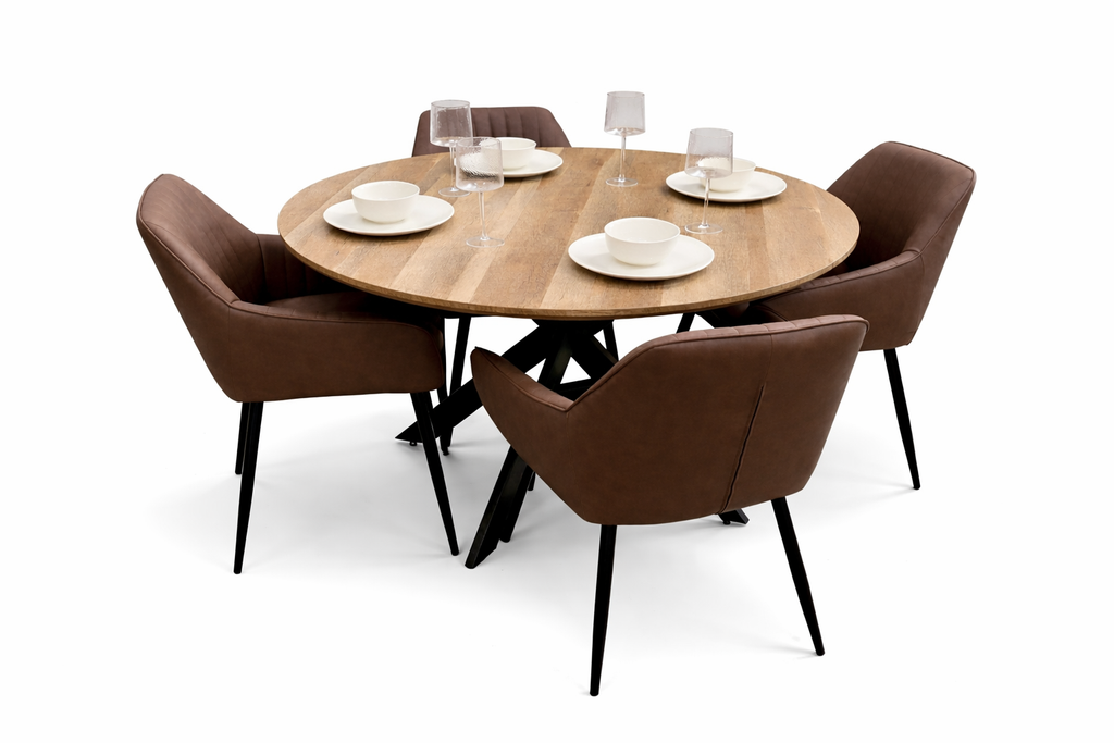 Epsom Rustic Oak 1.2m + 4 EZ Brown PU