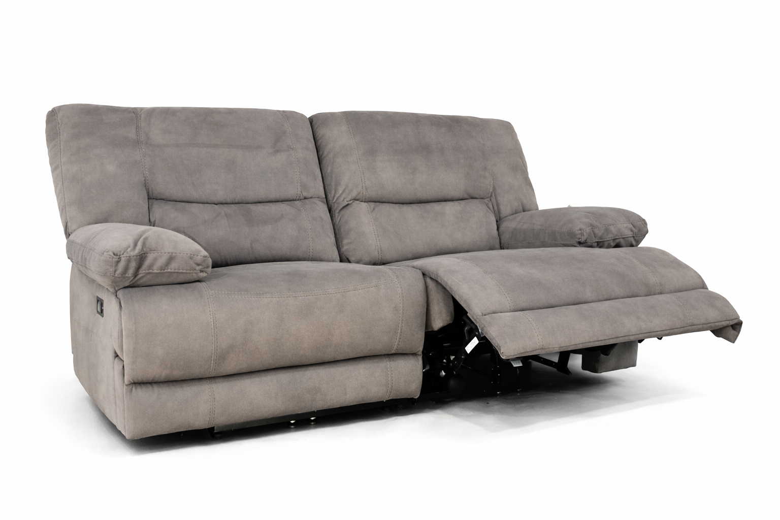 Fulton Power Sofa Range 3 + 2 - Dark Taupe