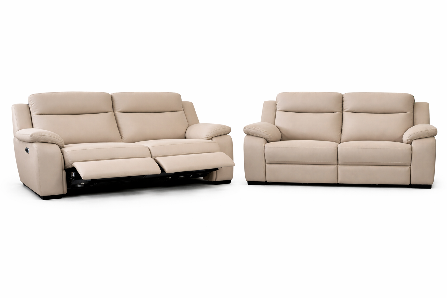 Heydon Power Recliner 3 + 2 - Stone Mircofiber