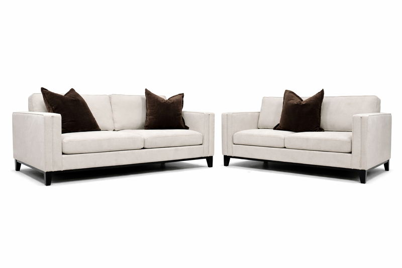 Savannah 3 Seater - Light Grey Fabric