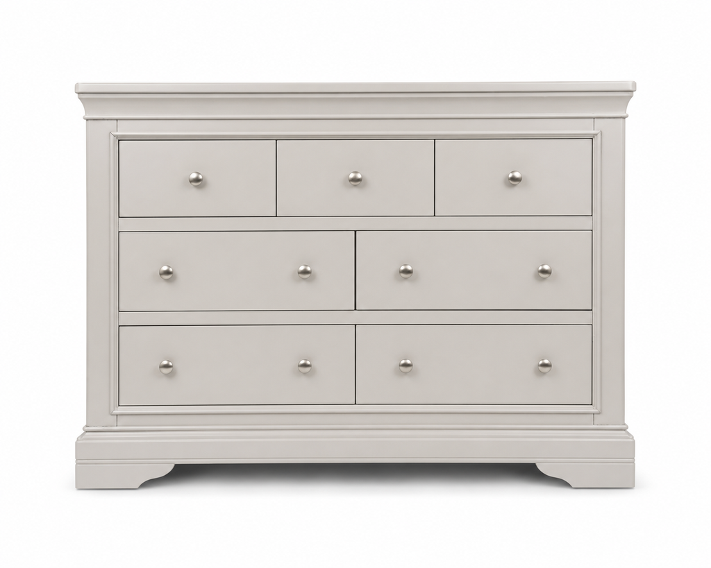 Loire Wide Chest  Drawers - Taupe