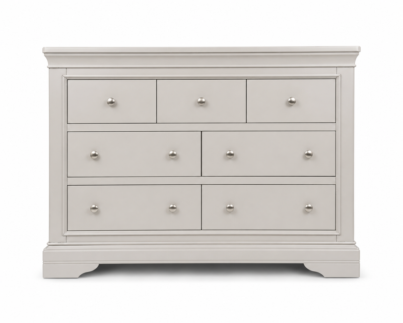 Loire Wide Chest  Drawers - Taupe