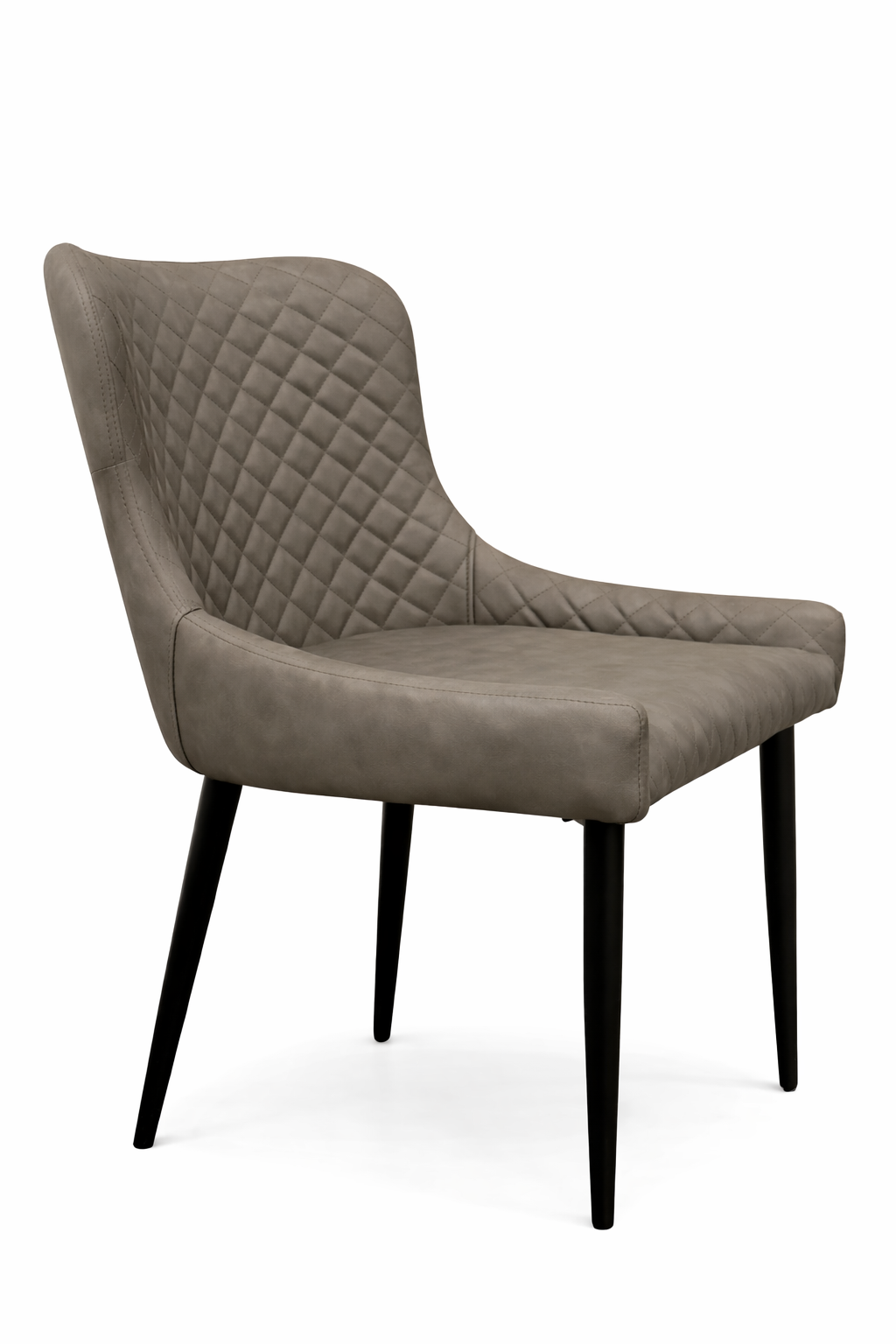Diamond Dining Chair - Grey PU