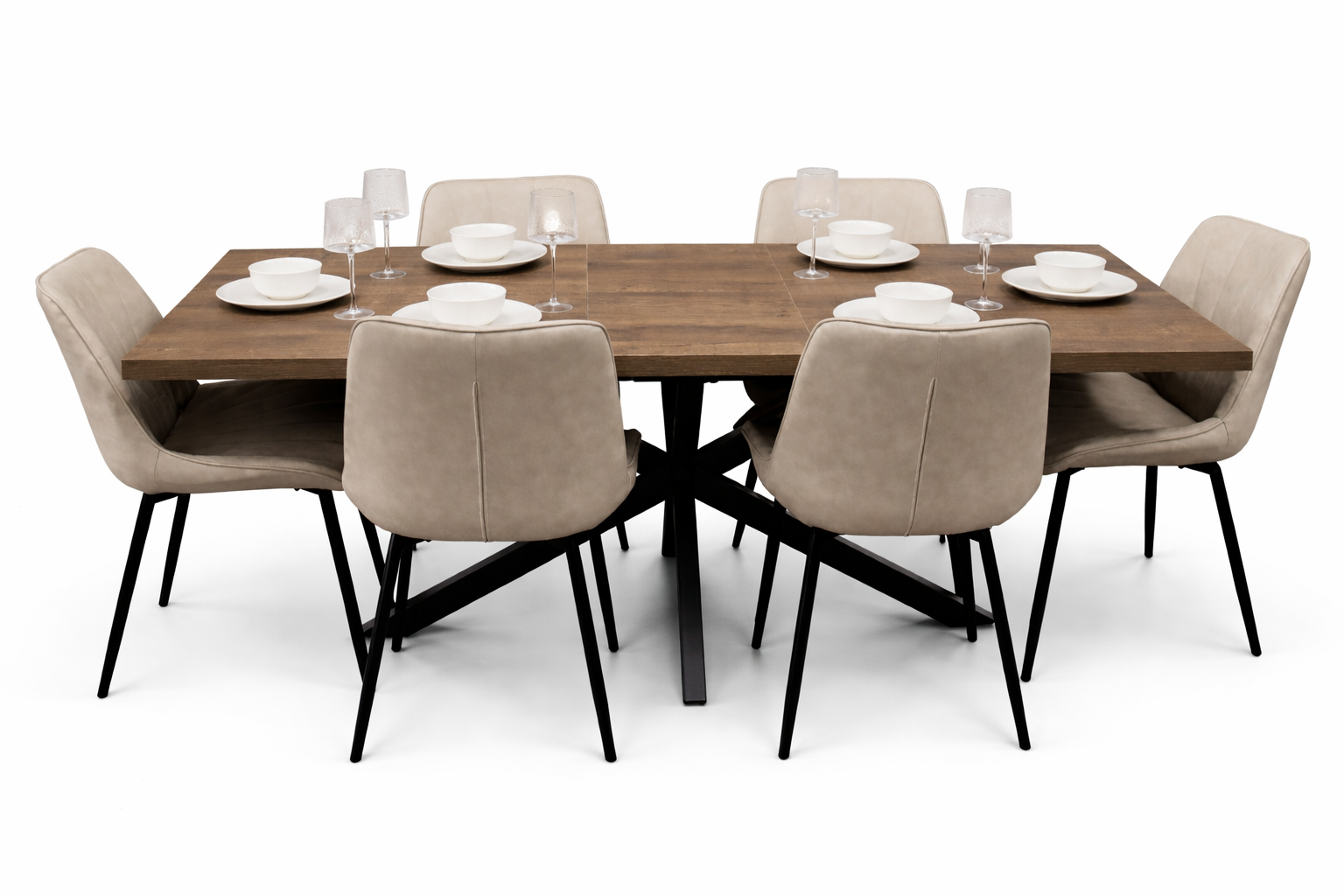 Pan Dark 1.6m/2m + 6 Tilly Taupe  PU