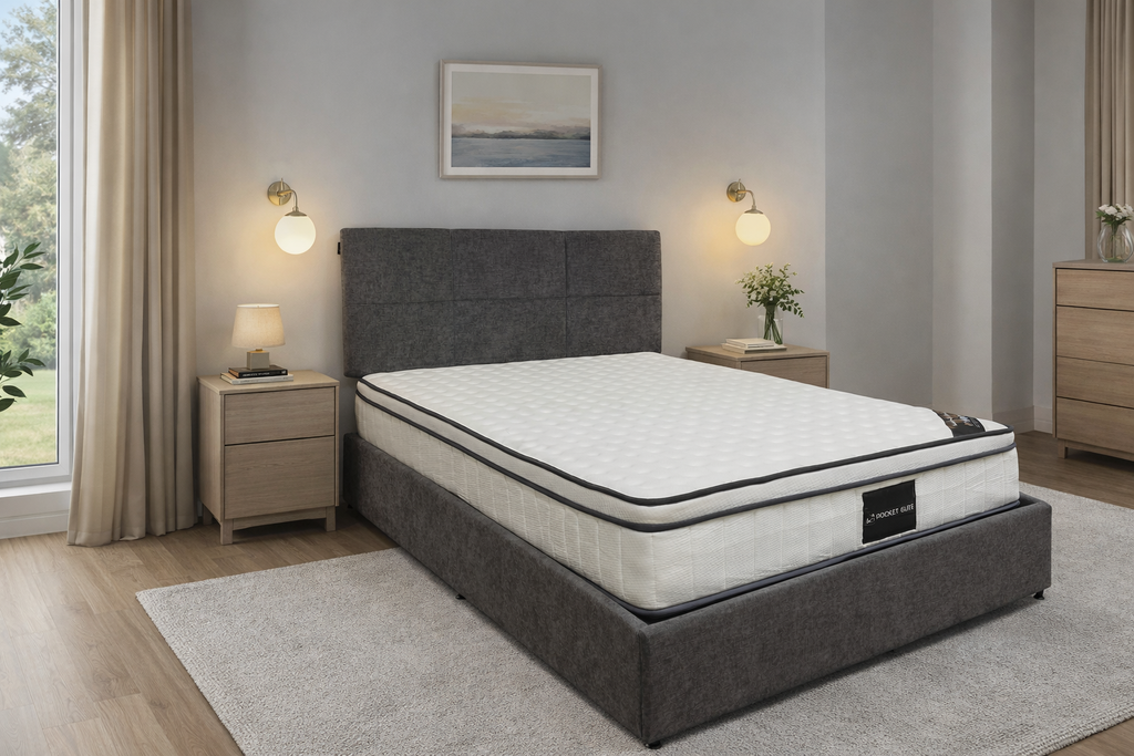 Prime Divan Set with Pocket Elite Mattress Double