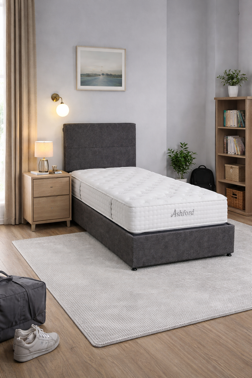 Prime Divan Set with Ashford 1200 Mattress - Single
