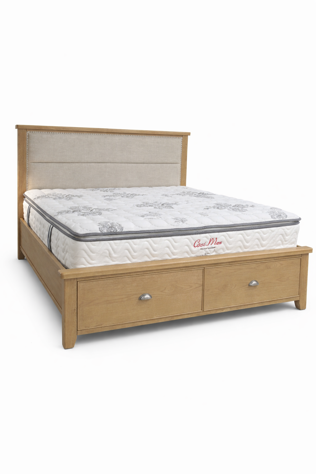 Aylesbury king Size Bed Frame  - Smoked Oak