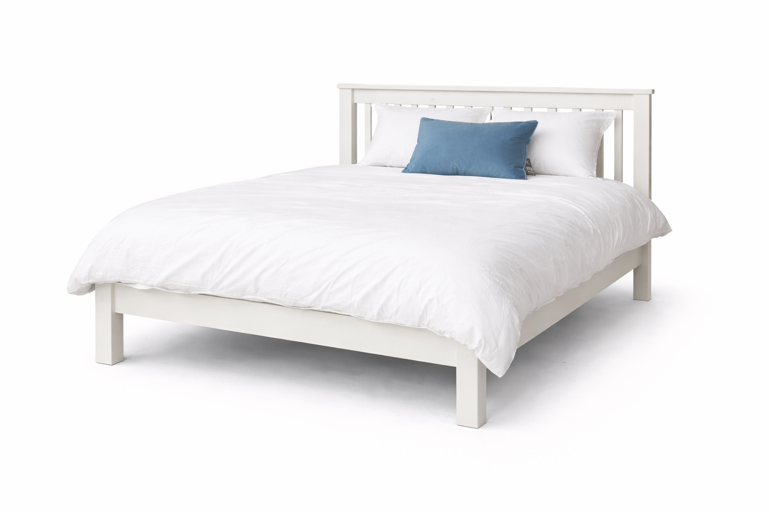 Kobe  Double Bed Frame - White