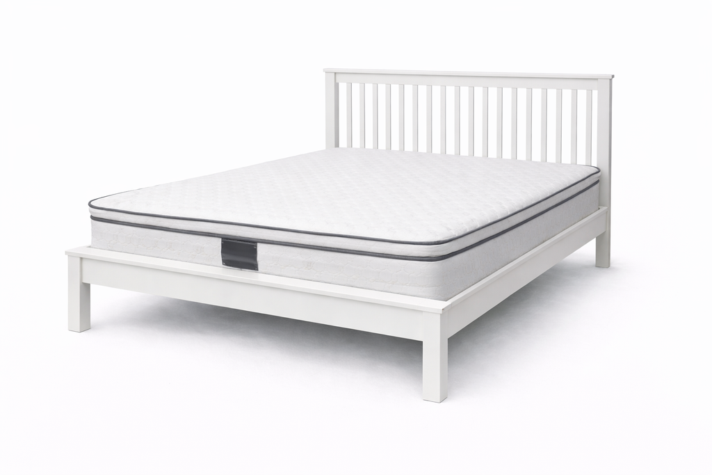 Kobe  Double Bed Frame - White