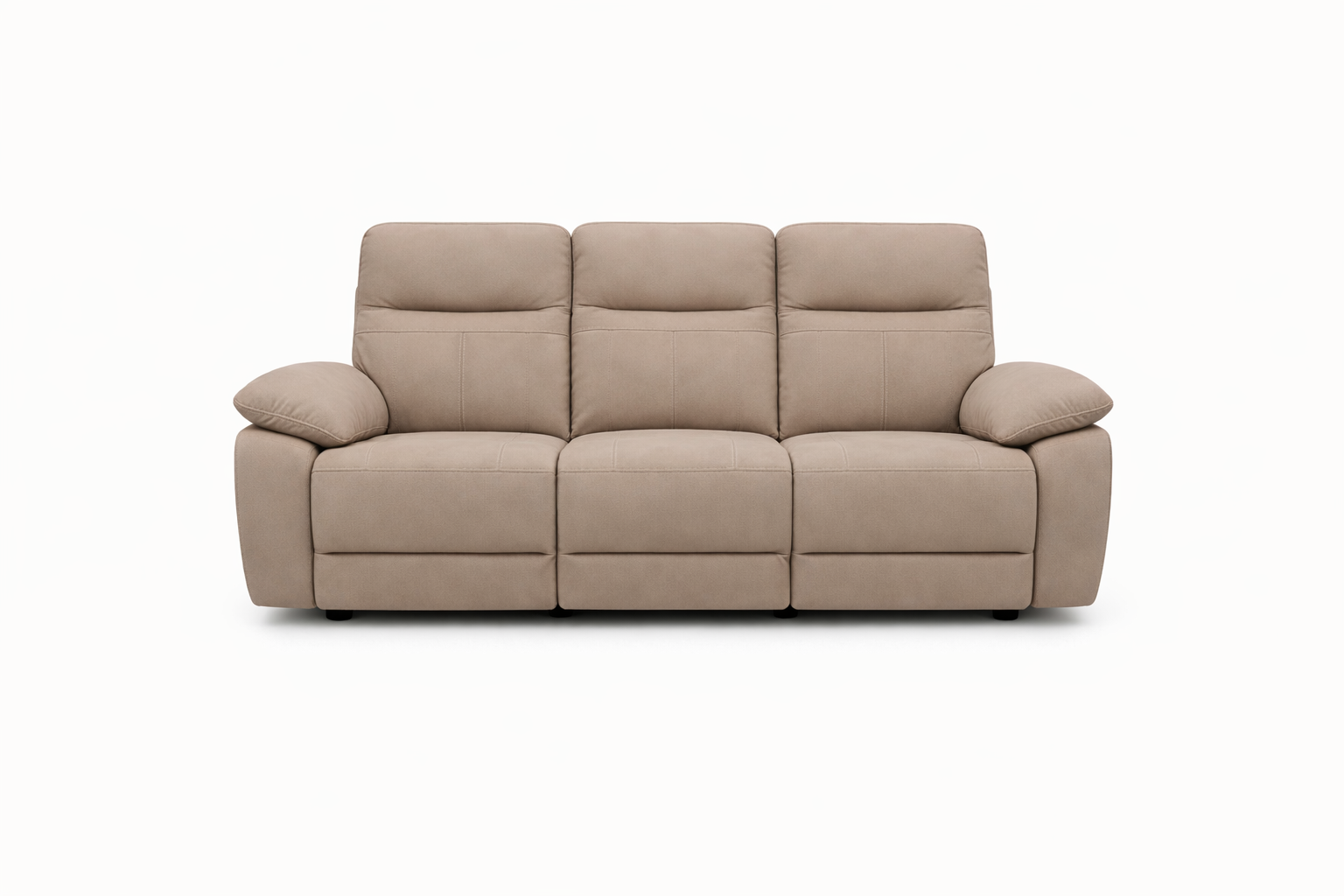 Jude 3 seater - Stone Microfibre Fabric
