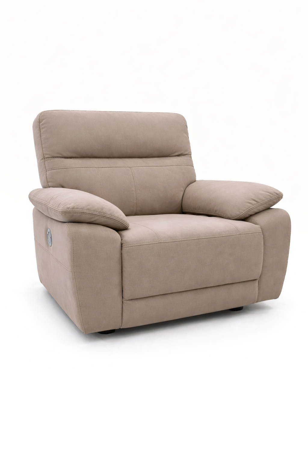 Jude 1 seater - Stone Microfibre Fabric