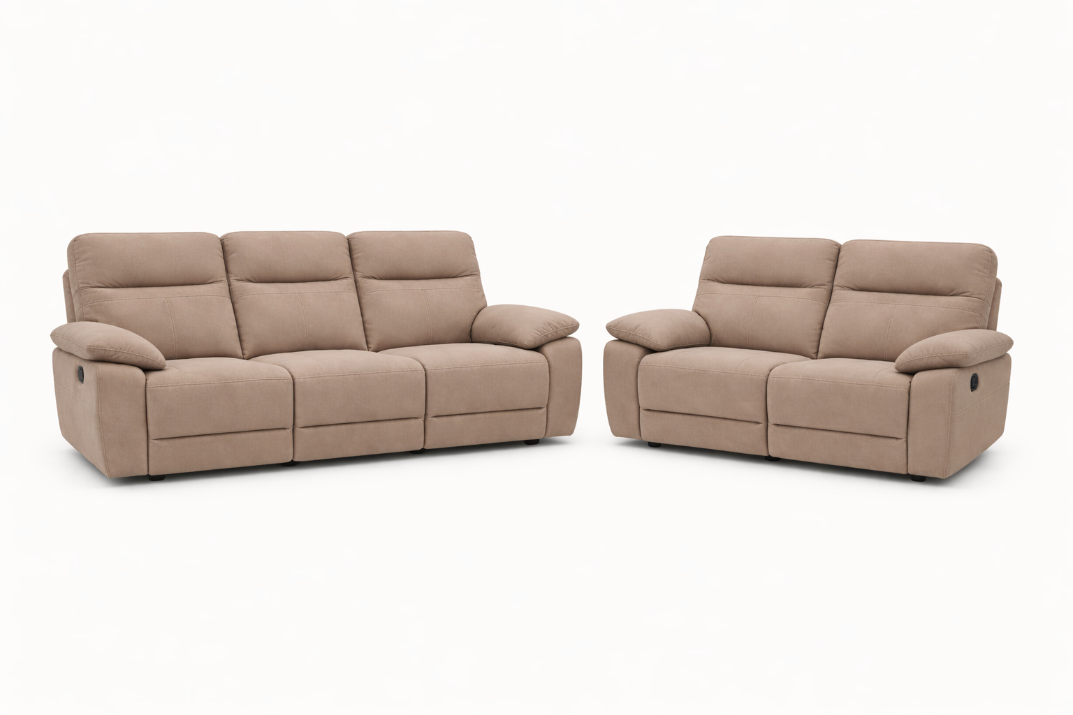 Jude 3 + 2 - Stone Microfiber fabric